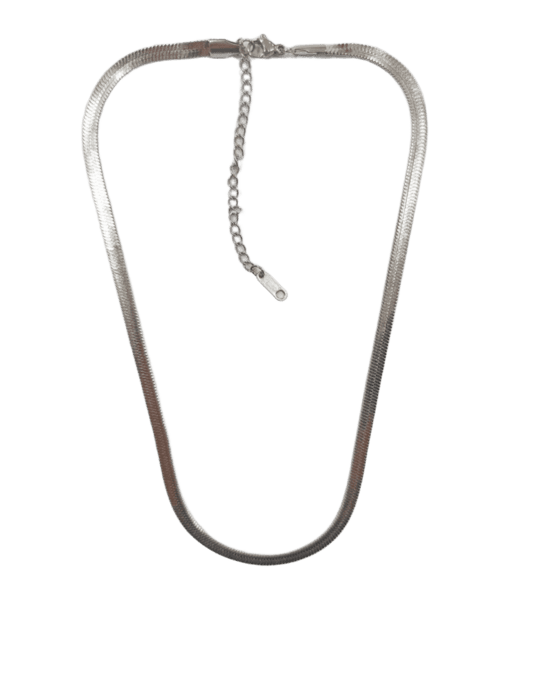 Κολιέ Snake Chain-Ασημί