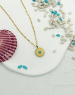 Daisy Necklace Gold