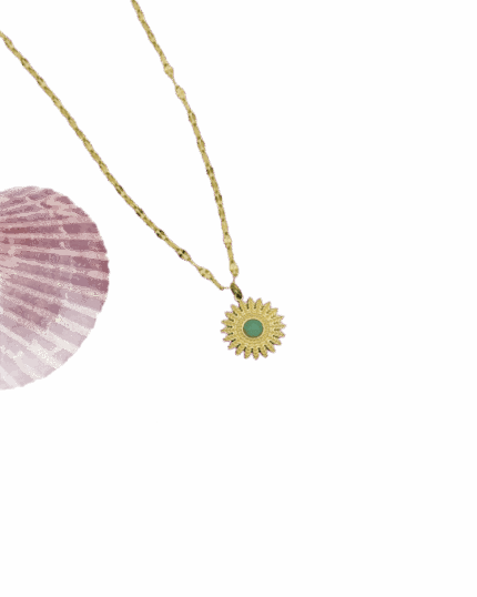 Daisy Necklace Gold