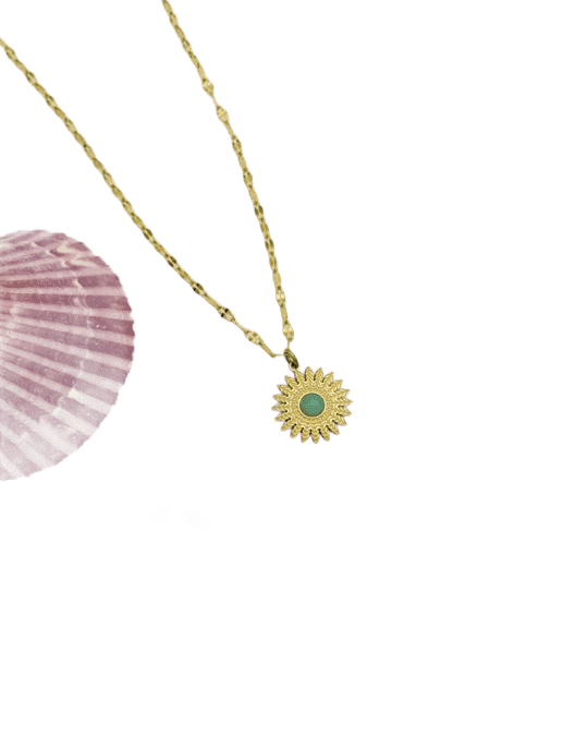 Daisy Necklace Gold