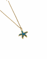 Blue Starfish Necklace
